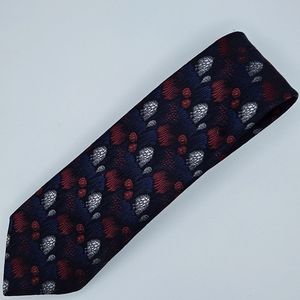 Vintage Oscar de la Renta Abstract Silk Tie